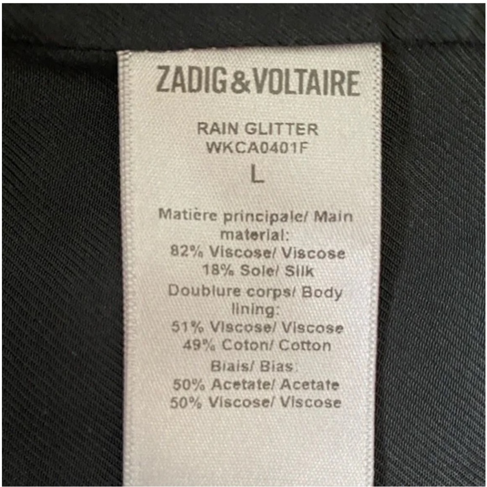 NEW! Zadig and Voltaire «Rain Glitter» dress✨ - Picture 8 of 10